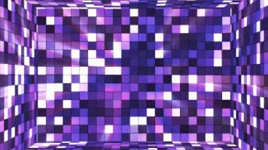 Yayın Twinkling Hi-Tech Squares Oda, Mor, Soyut, Loopable, Hd