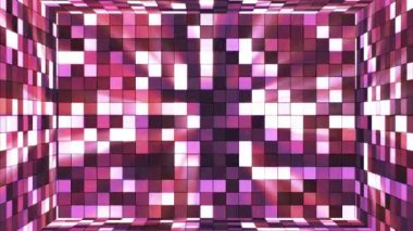 Yayın Twinkling Hi-Tech Squares Oda, Mor, Soyut, Loopable, Hd