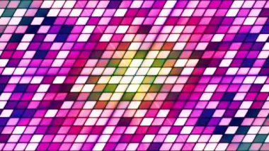 Yayın Twinkling Eğimli Hi-Tech Küpler, Çok Renkli, Soyut, Loopable, Hd