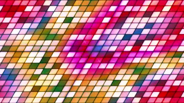 Radiodiffusion Twinkling Slant Hi-Tech Cubes, Multi Couleur, Abstrait, Boucle, En Haute Qualité 