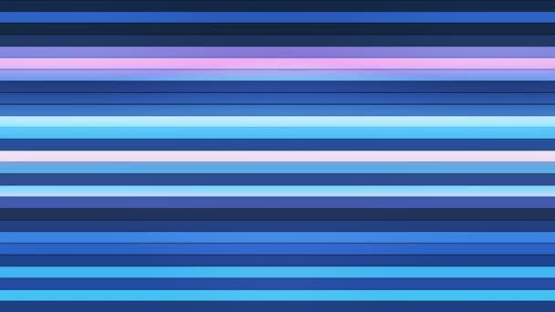 Uitzending Twinkling horizontaal Hi-Tech bars, blauw, abstract, loop bare, HD — Stockvideo