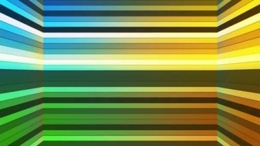 Yayın Twinkling Yatay Hi-Tech Barlar Şaft, Çok Renkli, Soyut, Döngü, Hd