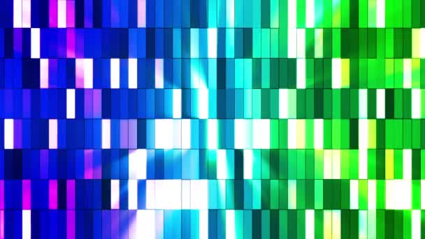 Vysílací malé bary, multi-barevné, abstraktní, Smyklihodné, HD — Stock video