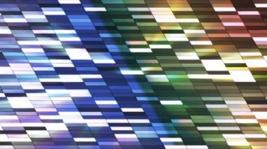 Parıldayan Yatay Eğimli Hi-Tech Küçük Çubuklar, Çok Renkli, Soyut, Döngülü, Hd