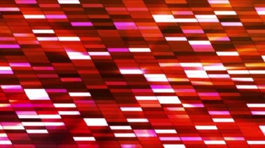Parıldayan Yatay Eğimli Hi-Tech Küçük Çubuklar, Kırmızı, Soyut, Döngülü, Hd