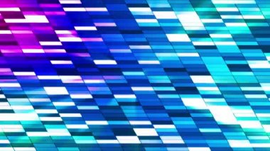 Parıldayan Yatay Eğimli Hi-Tech Küçük Barlar, Mavi, Soyut, Döngülü, Hd