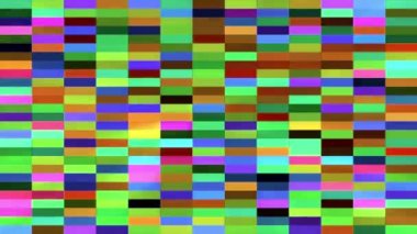 Twinkling Yatay Küçük Kareli Hi-Tech Barlar, Çok Renkli, Soyut, Döngülü, Hd