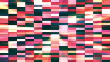 Twinkling Yatay Küçük Kareli Hi-Tech Barlar, Çok Renkli, Soyut, Döngülü, Hd