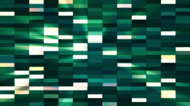 Parıldayan Yatay Küçük Kareli Hi-Tech Barlar, Yeşil, Soyut, Döngü, Hd