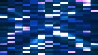 Parıldayan Yatay Küçük Kareli Hi-Tech Barlar, Mavi, Soyut, Döngüsel, Hd