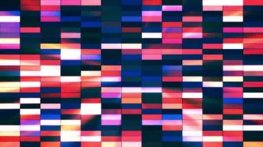 Twinkling Yatay Küçük Kareli Hi-Tech Barlar, Çok Renkli, Soyut, Döngülü, Hd