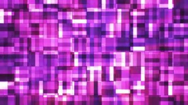 Yayın Twinkling Kareli Hi-Tech Bloklar, Macenta, Özet, Loopable, Hd