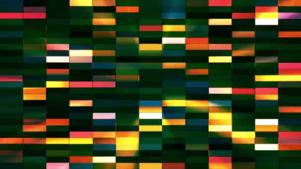 Twinkling Horizontal Small Squared Hi-Tech Bars, Multi Couleur, Abstrait, Boucle, En Haute Qualité 