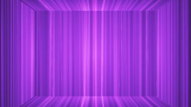 广播垂直高科技线舞台， 紫色， 抽象， 可循环， 高清 — 图库视频影像