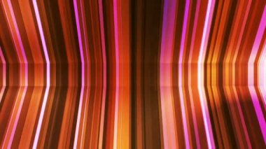 Yayın Twinkling Dikey Bent Hi-Tech Şeritler, Altın, Soyut, Loopable, Hd