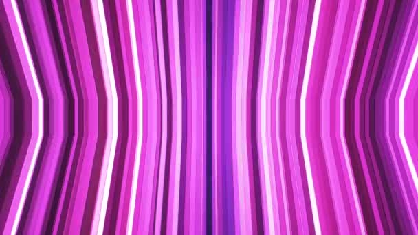 Trasmissione Twinkling Vertical Bent Hi-Tech Strips, Magenta, Astratto, Loopable, Hd — Video Stock