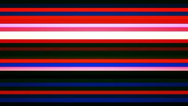Radiodiffusion Twinkling Horizontal Hi-Tech Bars, Multi Couleur, Abstrait, Boucle, En Haute Qualité 
