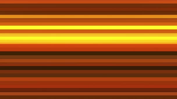 Трансляції мерехтливих горизонтальні привет-тек бари, помаранчевий, анотація, Непряма, HD — стокове відео