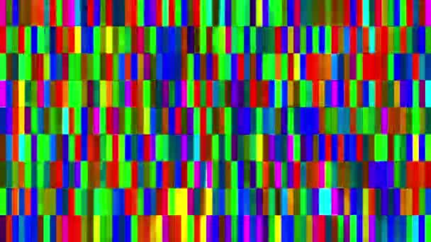 Vysílací malé bary, multi-barevné, abstraktní, Smyklihodné, HD — Stock video