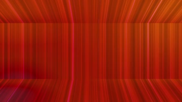 Uitzending verticaal Hi-Tech lijnen passage, rood, abstract, loop bare, HD — Stockvideo