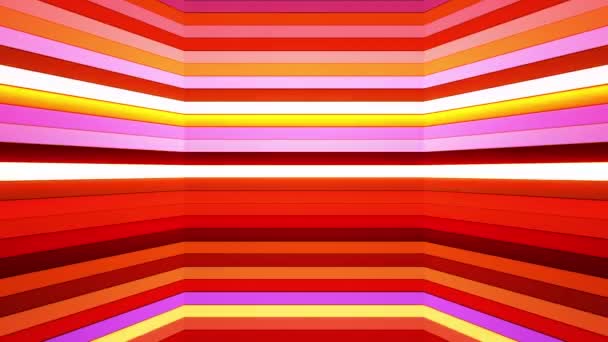 Diffusion Twinkling Horizontal Hi-Tech Bars Arbre, Rouge, Abstrait, Boucle, En Haute Qualité — Video