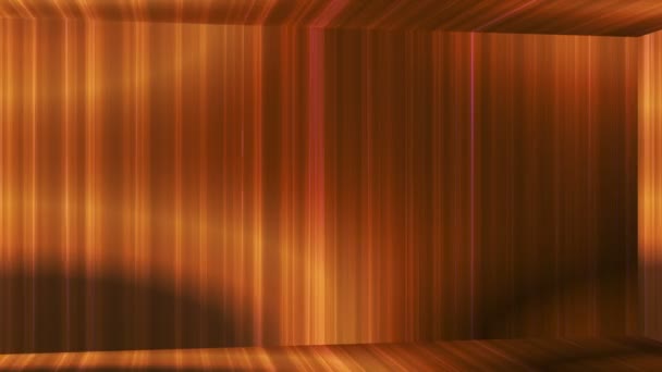 Broadcast Vertical Hi-Tech Lines Passage, Golden, Abstract, Loopable, HD — Stock Video