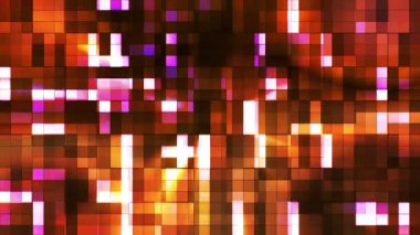 Yayın Twinkling Kareli Hi-Tech Bloklar, Çok Renkli, Soyut, Döngü, Hd
