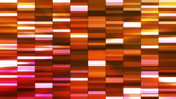 Horizontální malé vodorovné špičkové bary, oranžové, abstraktní, Smyklihodné, HD — Stock video