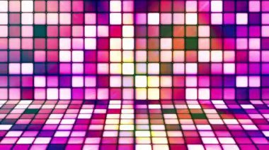 Yayın Twinkling Hi-Tech Cubes Sahne, Çok Renkli, Soyut, Loopable, Hd