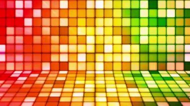 Yayın Twinkling Hi-Tech Cubes Sahne, Çok Renkli, Soyut, Loopable, Hd