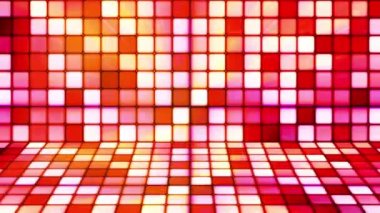 Yayın Twinkling Hi-Tech Cubes Sahne, Çok Renkli, Soyut, Loopable, Hd