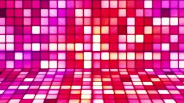 Yayın Twinkling Hi-Tech Cubes Sahne, Çok Renkli, Soyut, Loopable, Hd