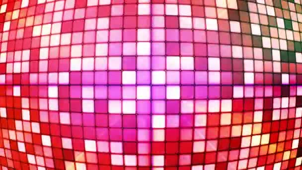 Globe De Cubes Hi-Tech Twinkling Diffusé, Multi Couleur, Abstrait, Boucle, En Haute Qualité — Video