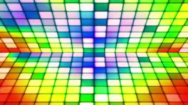 Yayın Twinkling Hi-Tech Cubes Sahne, Çok Renkli, Soyut, Loopable, Hd