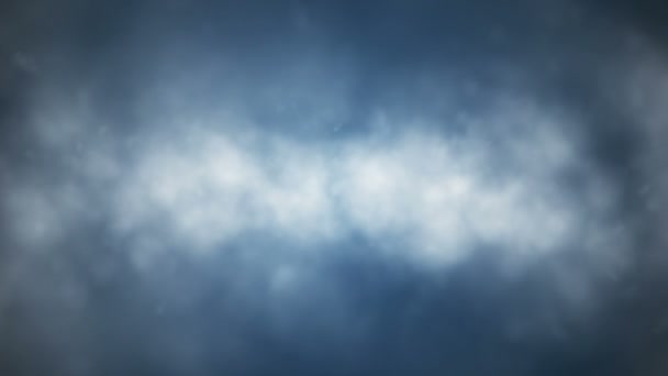 Difusión de Nubes Volar A Través, Azul, Cielo, Loopable, Gran Pito — Vídeos de Stock