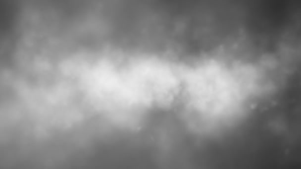 Nuages Diffusés Voler à travers, Niveaux de Gris, Ciel, Boucle, En Haute Qualité — Video