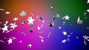 Yayın Uçan Hi-Tech Yıldız, Multi Color, Etkinlikler, Loopable, Hd