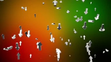 Yayın Yükselen Hi-Tech Oklar, Multi Color, Kurumsal, Loopable, Hd