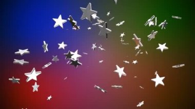 Yayın Uçan Hi-Tech Yıldız, Multi Color, Etkinlikler, Loopable, Hd