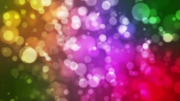 Uitzending licht bokeh, Multi Color, Events, loop able, HD — Stockvideo