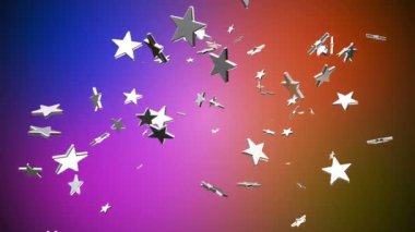 Yayın Uçan Hi-Tech Yıldız, Multi Color, Etkinlikler, Loopable, Hd