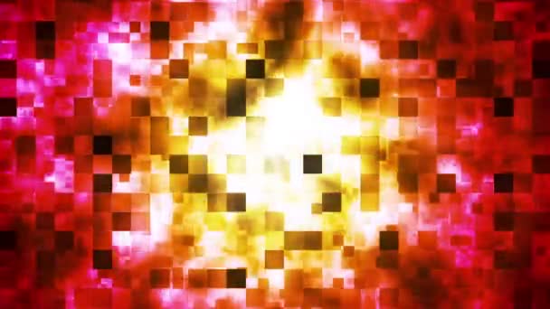 Twinkling Abstract Hi-Tech Fire Patterns, Multi Color, Abstract, Loopable, HD — Stock Video