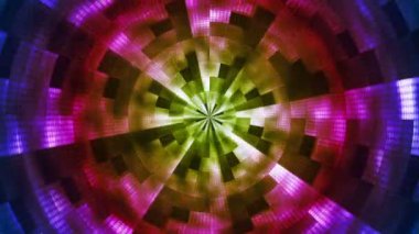 Twinkling Hi-Tech Grunge Alev Tüneli, Çok Renkli, Kurumsal, Loopable, Hd