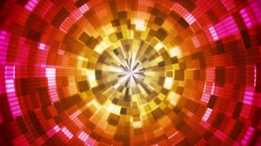 Twinkling Hi-Tech Grunge Alev Tüneli, Çok Renkli, Kurumsal, Loopable, Hd