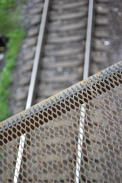 Ferrovia, trasporto terrestre di velocità — Foto Stock