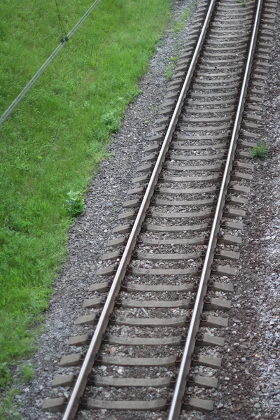 Chemin de fer, vitesse transport terrestre — Photo