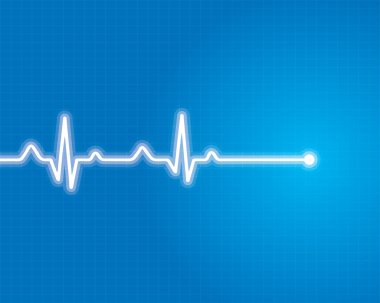 kardiyogram illüstrasyon soyut kalbi atıyor 