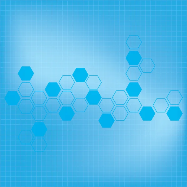 Résumé Molécules Contexte médical. — Image vectorielle