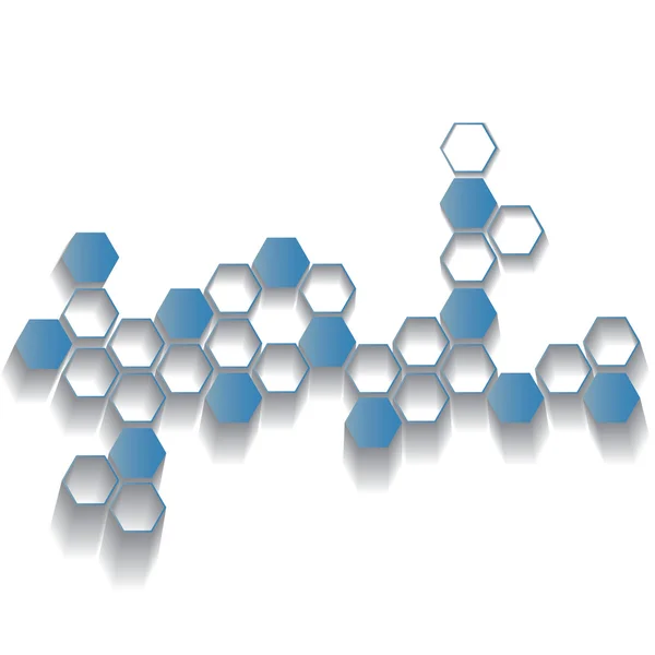 Abstract Moleculen Medische achtergrond — Stockvector