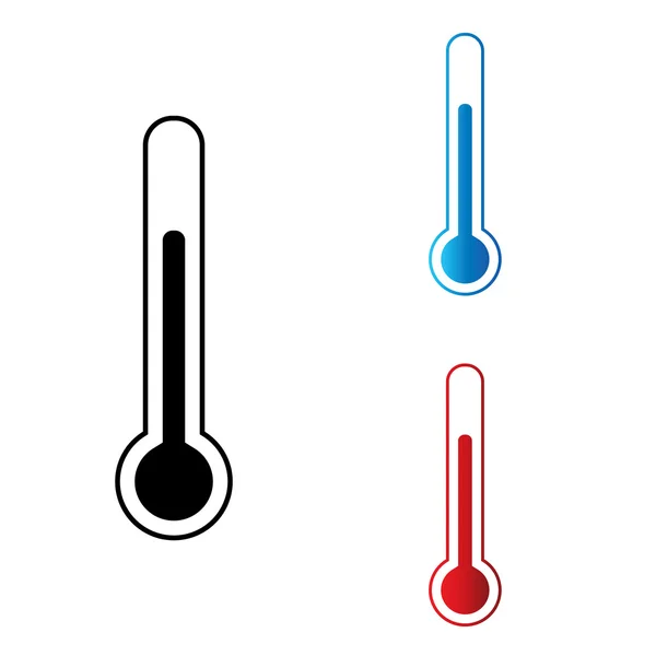 Web-Symbol für medizinisches Thermometer . — Stockvektor